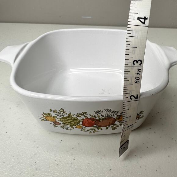 Vintage Corning Ware Casserole Dish P-43-B Petite Spice of Life Dish 2 3/4 C - Picture 7 of 7